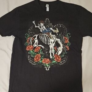 Next Level Apparel GARY ALLAN Black Short Sleeve Concert Tee Women's Sz M